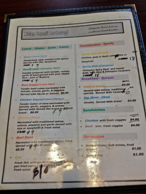 kulan restaurant columbus somali restaurants west side columbus