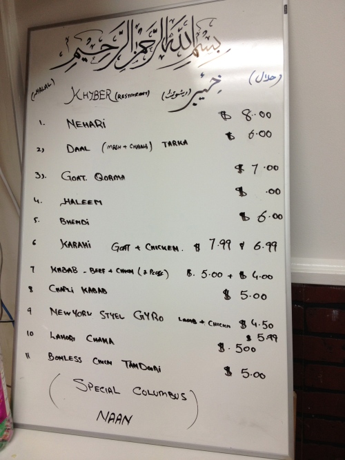 Pakistani food columbus