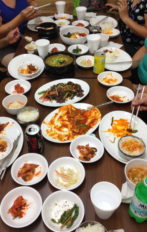 this is what happens when you order the whole menu