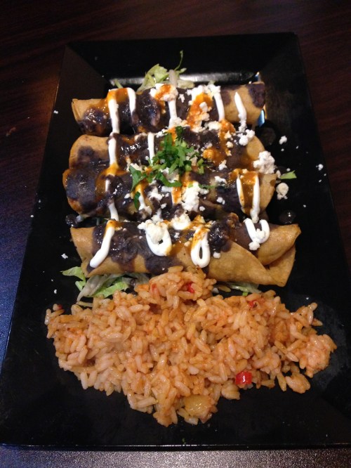 flautas at Charritos Mexican Grill