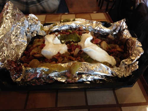 Mexican wood grilled potatoes 